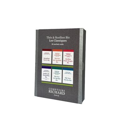 Organic tea and rooibos box - The Classics x 36 sachets