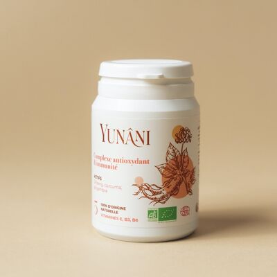 Yunâni- complejo antienvejecimiento e inmunidad - combate los signos del envejecimiento - apoya la salud general - ECOCERT - MADE IN FRANCE - 100% natural