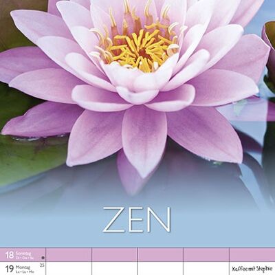 Calendario familiar 2023 Zen