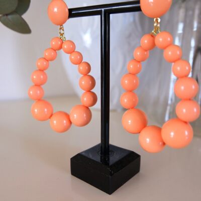 Orange ODETTE earrings