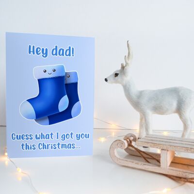 Sarcastic Christmas Card, Funny Holiday Card, Gift For Dad,