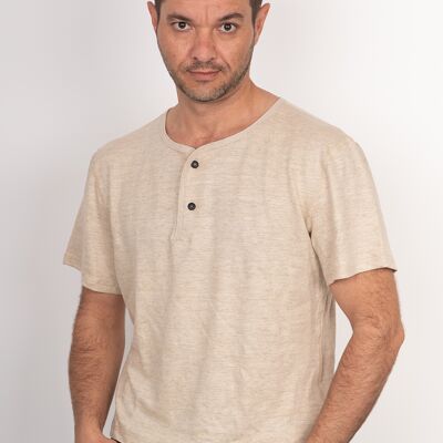 Camiseta de hombre con botones