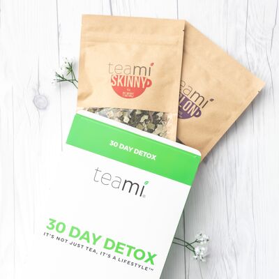 Juego de té Teami 30 días de desintoxicación