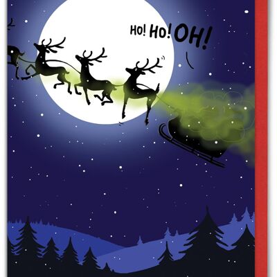Funny Christmas Card - Won't Be Getting Sprouts Again