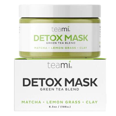 TEAMI | Detox-Maske | Gesichtsmaske | Mineralreiche Maske | Unreinheiten-Maske | Teemaske | Tonmaske | Hautcreme | Grüner Tee