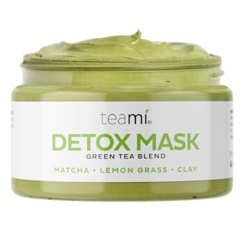 ÉQUIPE | Masque Détox | Masque facial | Masque riche en minéraux | Masque d'impuretés | Masque au thé | Masque à l'argile | Crème pour la peau | Thé vert 2