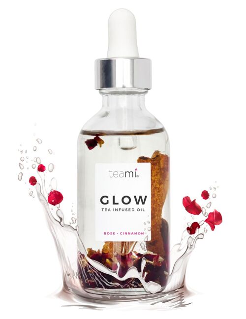 Teami Blends | Glow Facial Oil | Face Oil | Body Oil | Skin Oil | Neck Oil | Body Oil | Care | Nourishing Oil | Facial Serum | Real Rose & Cinnamon Bark Oil