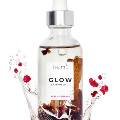Teami-Mischungen | Glow Gesichtsöl | Gesichtsöl | Körperöl | Hautöl | Nackenöl | Körperöl | Pflege | Pflegendes Öl | Gesichtsserum | Echtes Rosen- und Zimtrindenöl