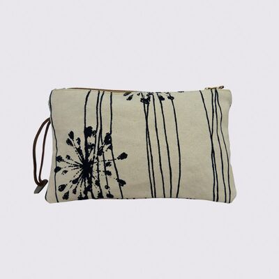 Pochette Flower Navy