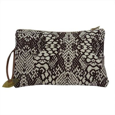 Pochette Lizard Brown