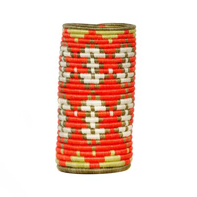 RWANDA BASKET - DECORATION - Orange