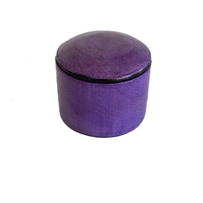 Touareg box in Lilas leather (9 cm)