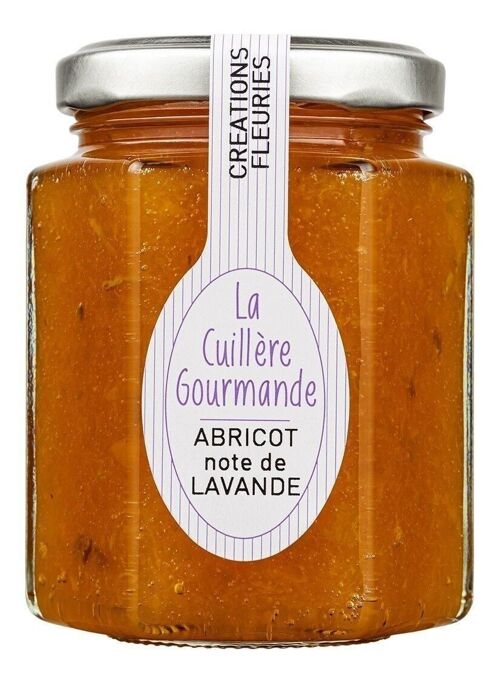 Confiture Abricot note de Lavande 225g