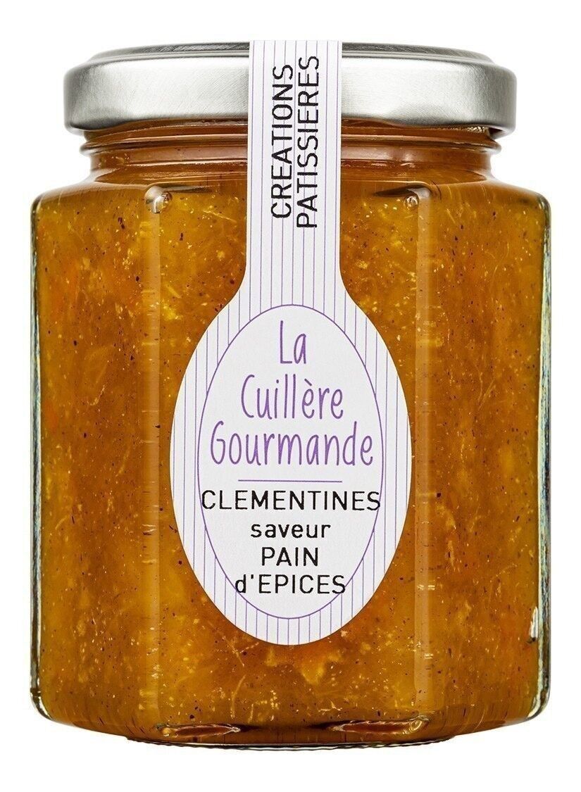Artisanal Clementine Marmalade with Gingerbread Flavor 225g
