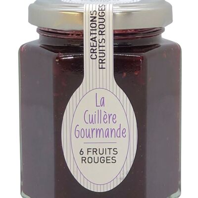 Confiture 6 Fruits Rouges 225g