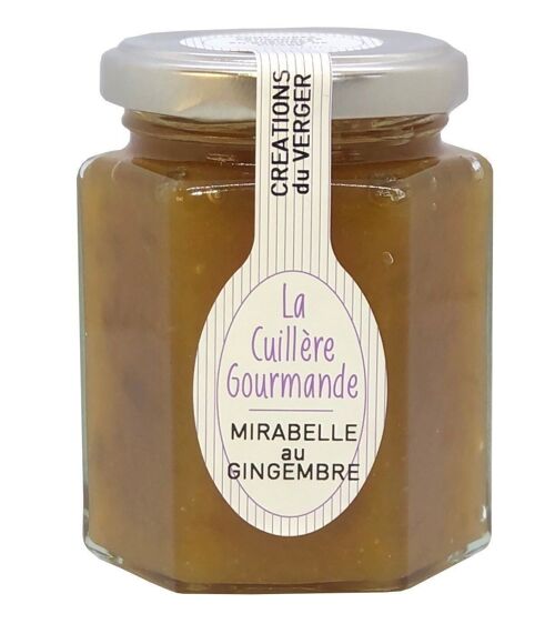 Confiture Mirabelle de Lorraine au Gingembre 225g