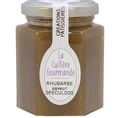 Rhubarb jam speculoos flavor 225g