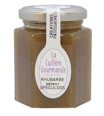 Confiture de Rhubarbe saveur spéculoos 225g