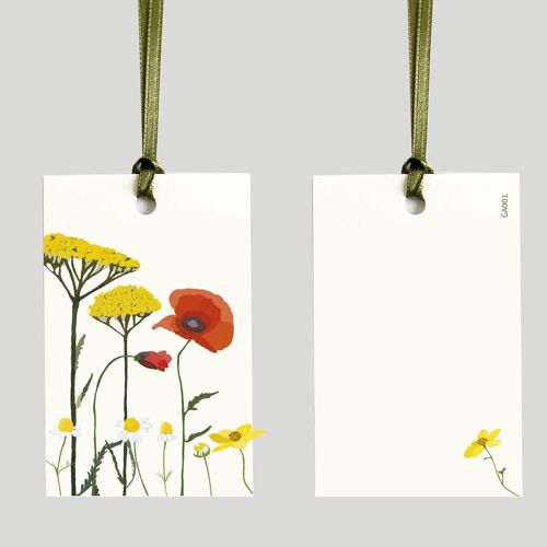 Geschenkanhänger | Wildblumen