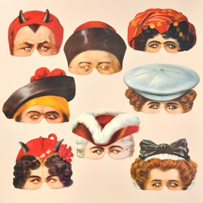 Máscaras de fiesta de Mamelok Madame Tussaud (R416)