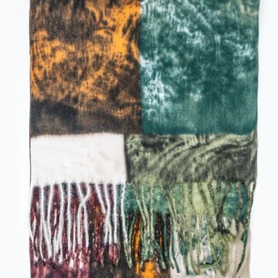Schal mit grünem Paisley-Print