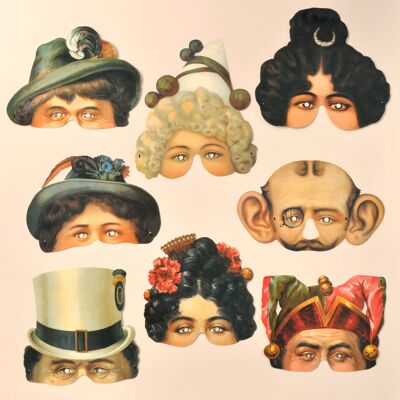 Mamelok Moyses Hall Museum Party Masks (R466)