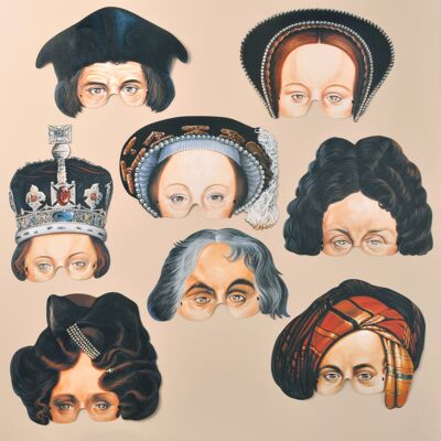 Máscaras de fiesta de la Galería Nacional de Retratos Mamelok (R469)