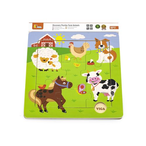 Viga - Discovery Puzzle - Farm Animals