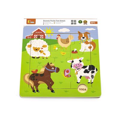 Viga - Discovery Puzzle - Farm Animals