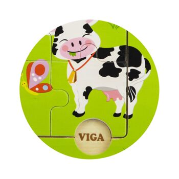 Viga - Puzzle Découverte - Animaux de la Ferme 2