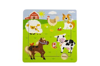 Viga - Puzzle Découverte - Animaux de la Ferme 3