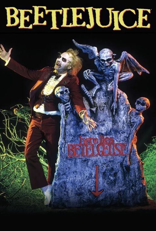 Beetlejuice Metal Sign A5