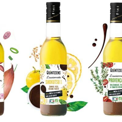 Leckeres Angebot -15 %: Auswahl an 5 unglaublichen Vinaigrettes (je 6 Flaschen)