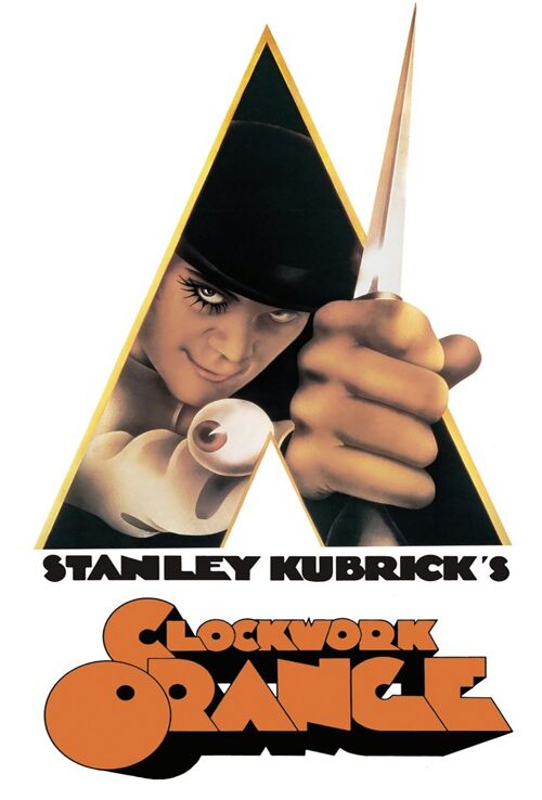 Clockwork Orange Metal Sign