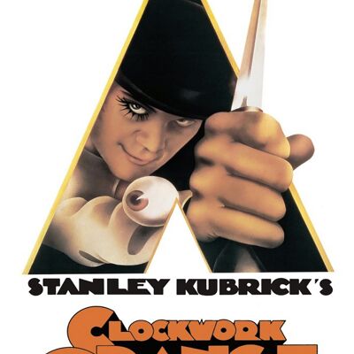 Clockwork Orange Metal Sign