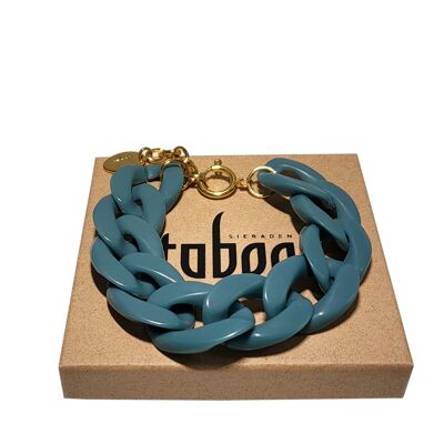 Bracciale da donna BEAU blu petrolio opaco