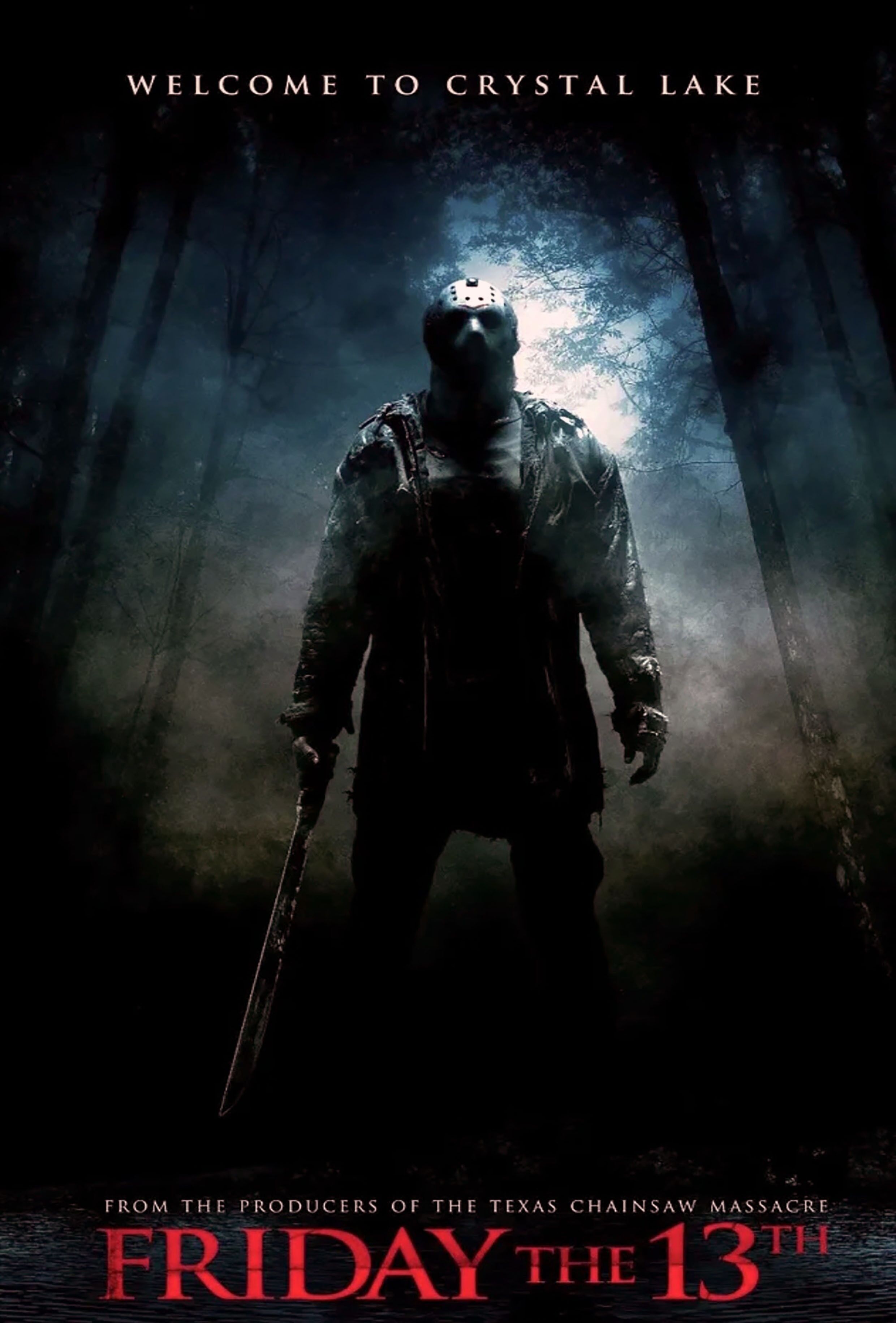 Plaque en métal cristal du vendredi 13