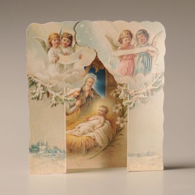 Tarjeta Nacimiento Mamelok Snow and Angels (NDC11489)