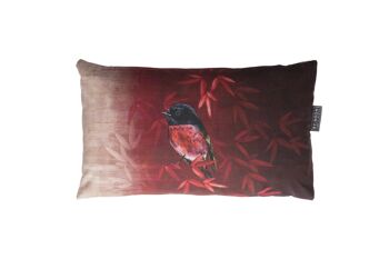 Coussin OISEAU ROUGE PETIT 1