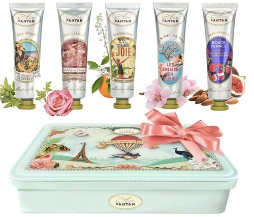 Coffret Cadeau Femme 5 Crèmes Mains Hydratantes