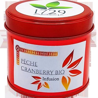 Infusion Cranberry Pêche BIO, 100G