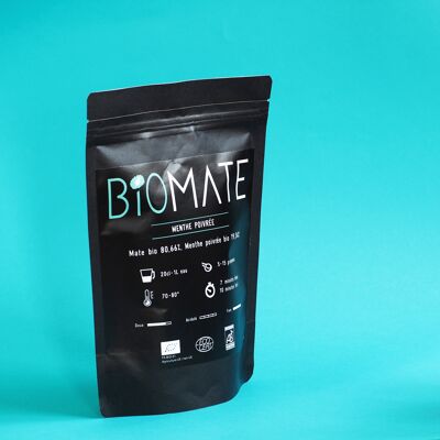 Mate Bio - Menthe Poivrée Bio Sachet 50g