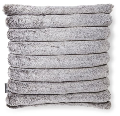 Rocky striped cushion_Smoke