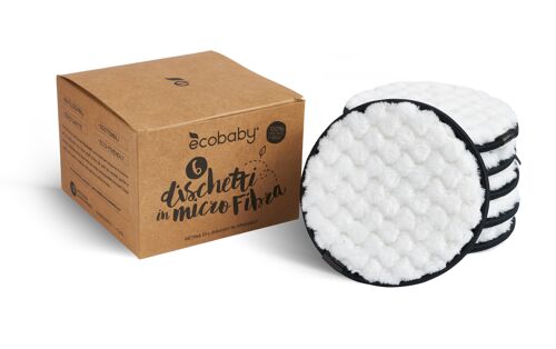 DISCHETTI STRUCCANTI LAVABILI ECOBABY IN MICROFIBRA