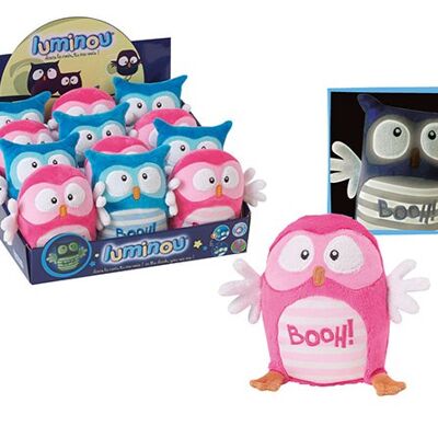 Peluche Luminou, Booh, 12 cm, 2 colores surtidos, en caja expositora