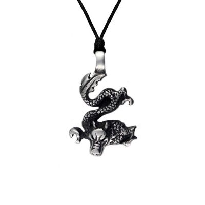 Pewter Dragon Necklace 43