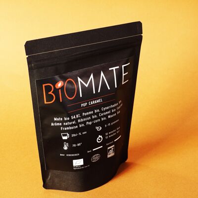 Mate Bio - Pop Caramel Bio Sachet 50g