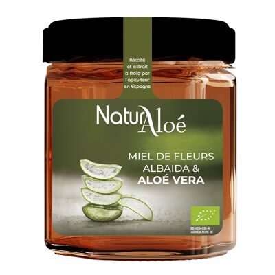 Miel de fleurs d'Aloé Vera et d'Albaida - 210g (Par 6)