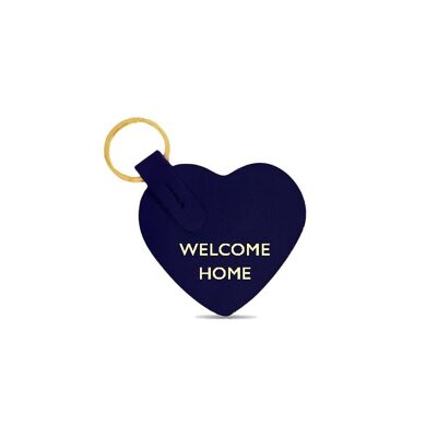 WELCOME HOME HEART KEYRING