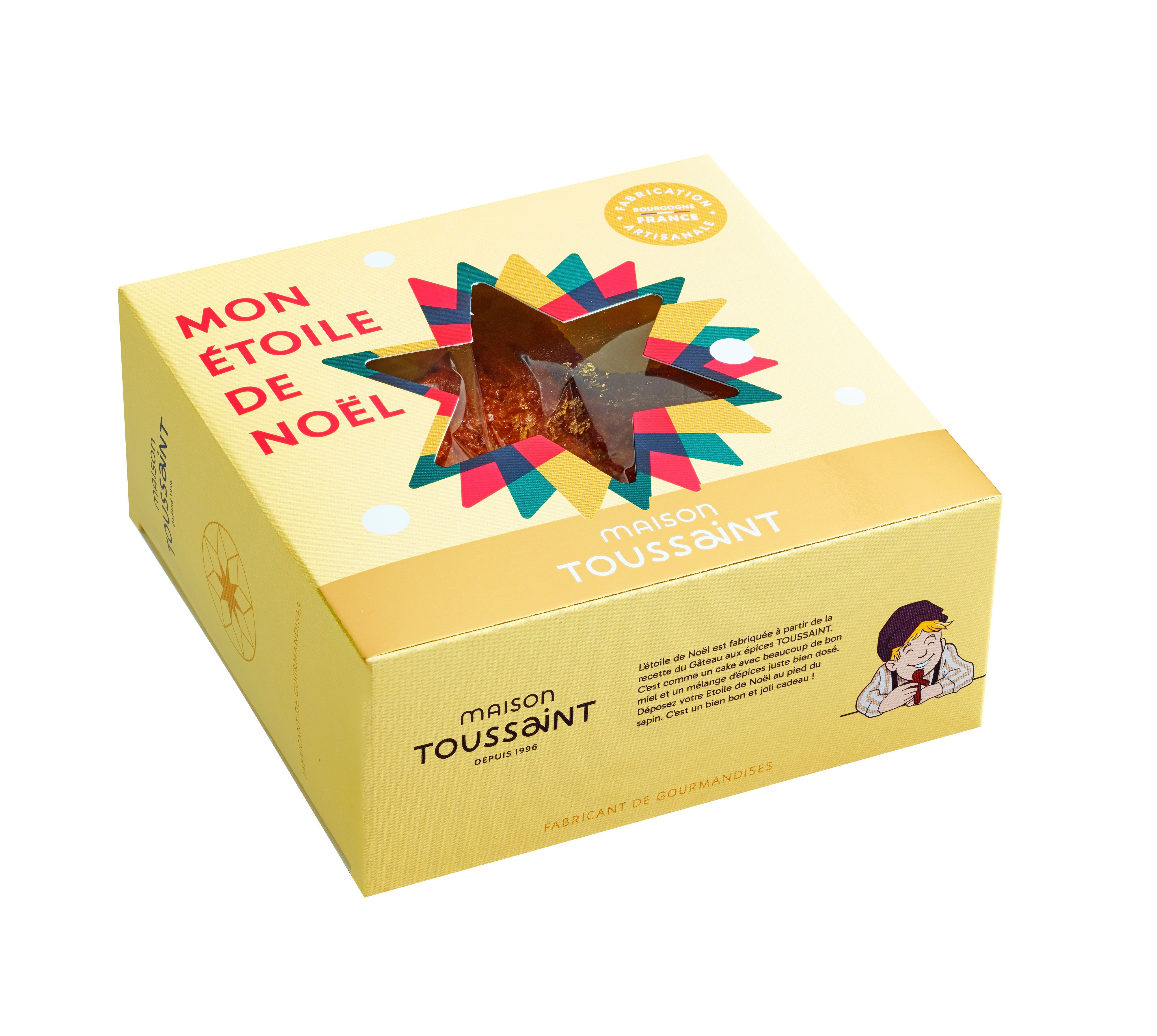 Torta speziata - La stella di Natale - 145gr